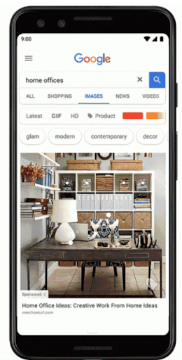 Shoppable Google Image Ad