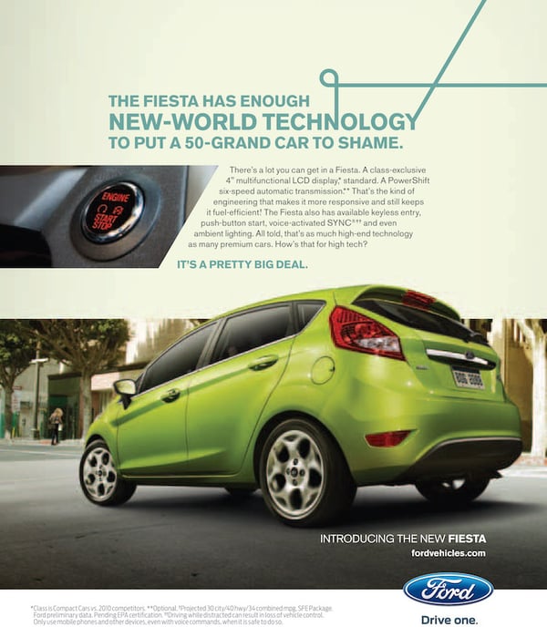 Ford Fiesta ad